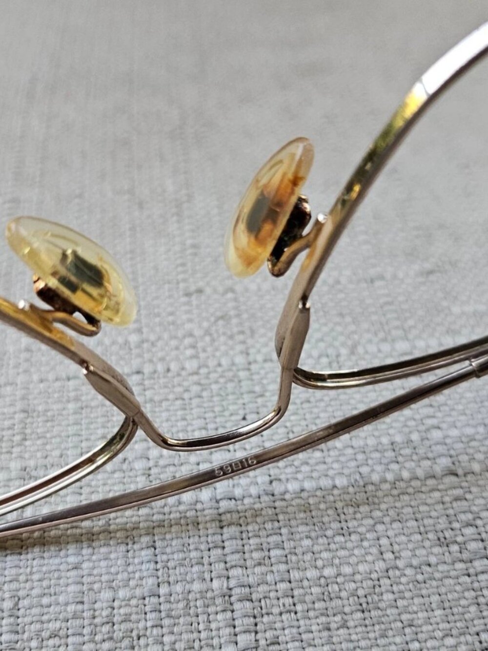 Vintage Marchon Autoflex Men Eyeglasses Frame Gold Electro Plated Eyewear Japan - Picture 10 of 11